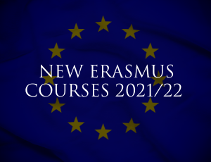 New Erasmus Courses 2021/22