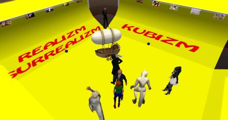 Photo no. 20 (26)
                                                         Academia Electronica w Second Life, aula-galeria The Yellow Submarine - 2013 | Academia Electronica in Second Life, The Yellow Submarine auditorium-gallery - 2013
                            